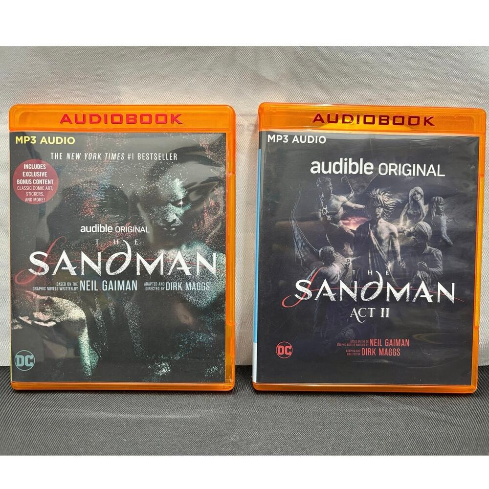 DC Audible Original Neil Gaiman's Sandman Audiobook & Sandman Act II 2 Audiobook